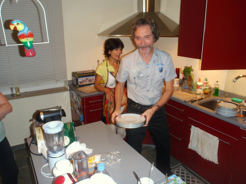 We are warmly greeted by Ray and Letizia in their Lana, Italy, home.